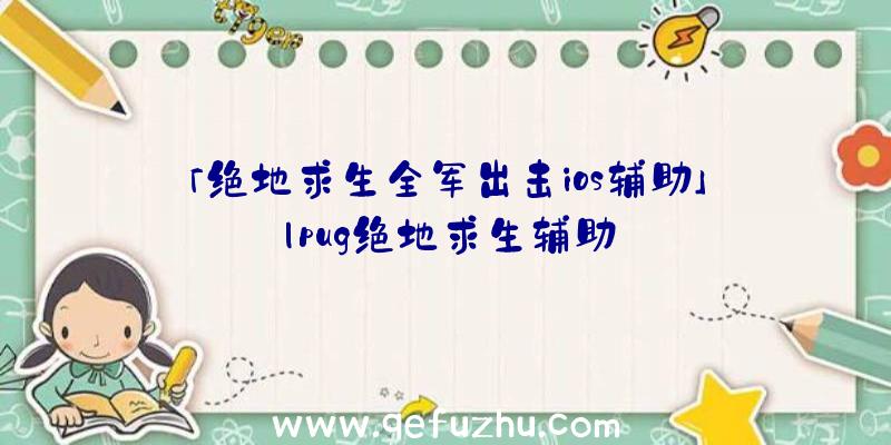 「绝地求生全军出击ios辅助」|pug绝地求生辅助